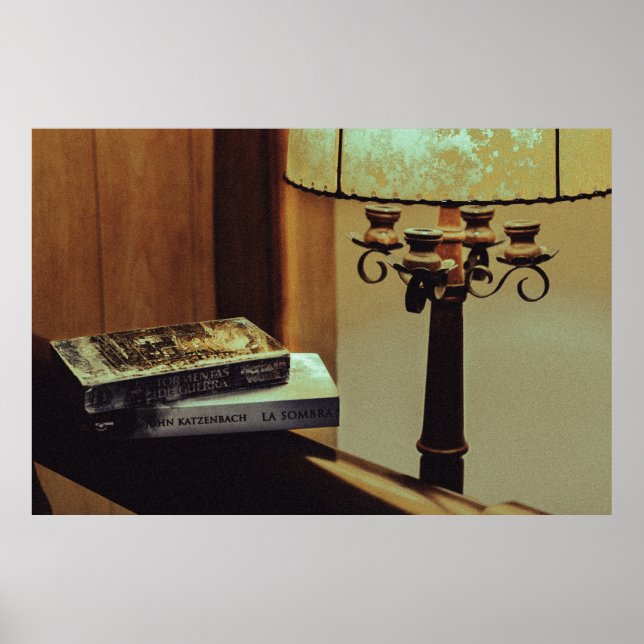 Póster con fotografía de ambiente vintage lectura poster (Framsidan)