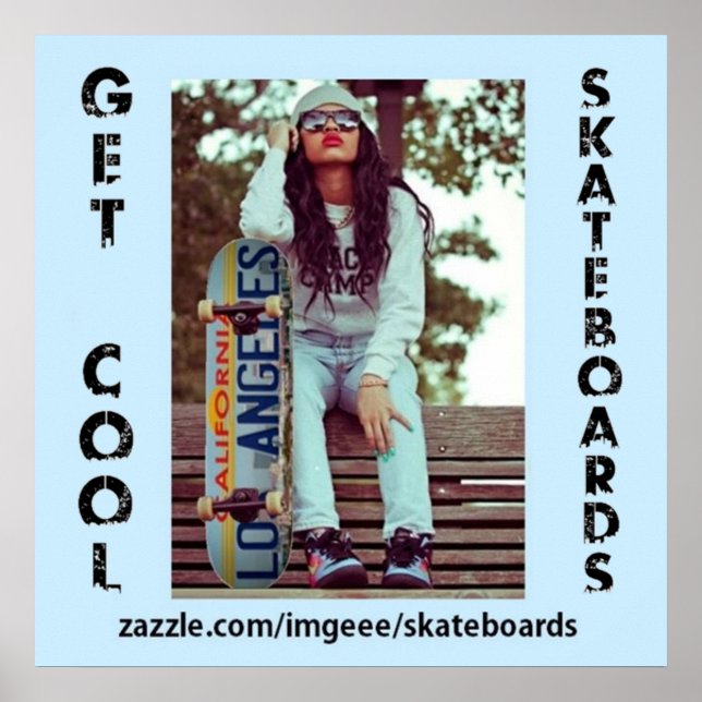 Poster coola Skateboard (Framsidan)
