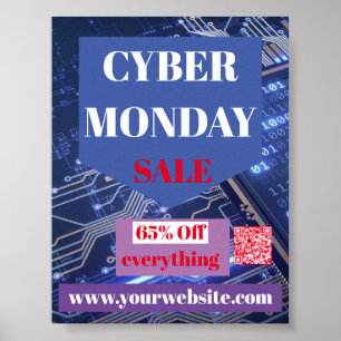 Poster - Cyber-månförsäljning