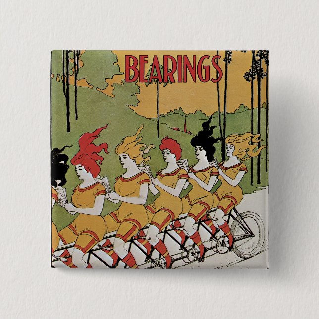 Poster cykel för grenrör knapp (Framsida)