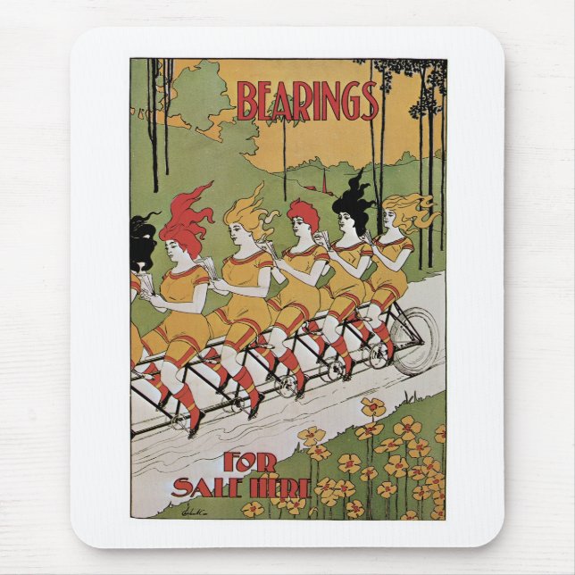 Poster cykel för grenrör musmatta (Framsidan)