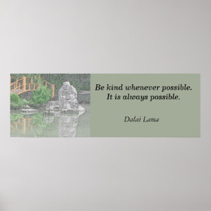 Poster Dalai Lama-citat
