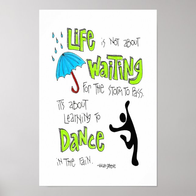 Poster: Dance i citattecken Poster (Framsidan)
