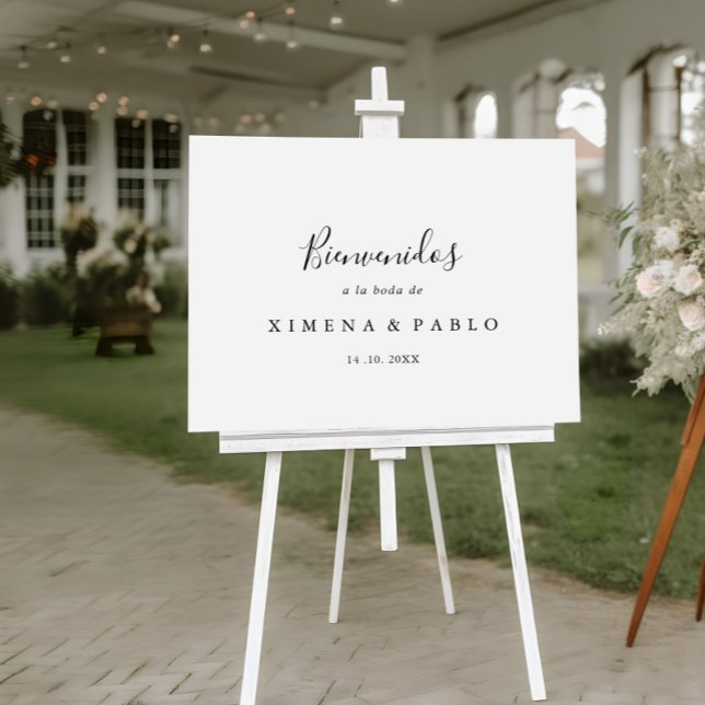 Póster de Bienvenida Boda Española Poster (Skapare uppladdad)