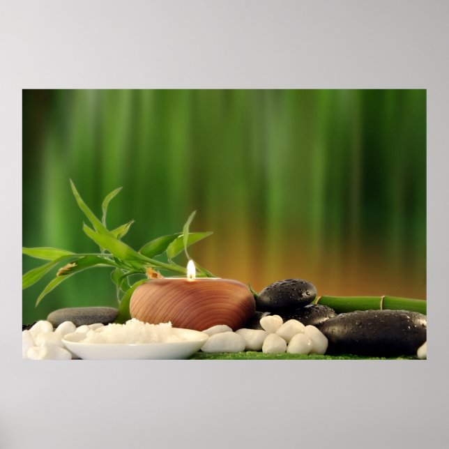 Poster de papel con objetos de spa (Framsidan)