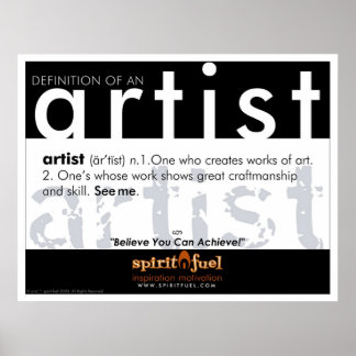Poster definition - Artist