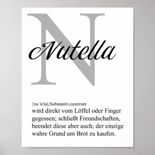 Poster definitionsnutella