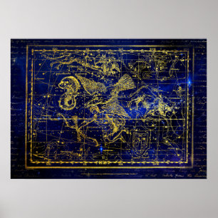 poster delfinkonstellation