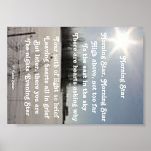 Poster Dikt Morgonstjärna efter Ladee Basset
