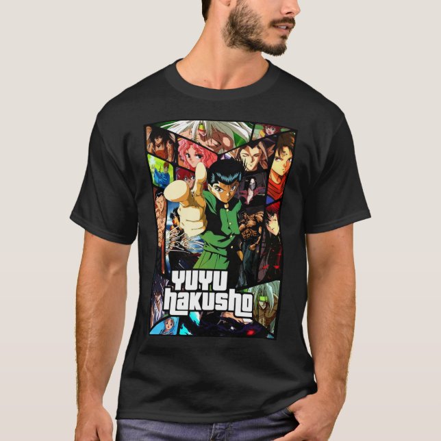 Poster din hakusho-poster  t shirt (Framsida)