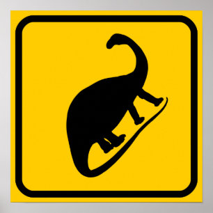 Poster Dino Xing-tecken