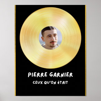 Poster Disque d'Or Pierre Garnier