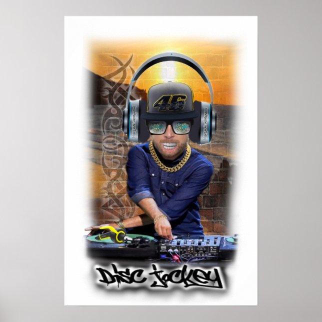 Poster DJ Disk Jockey (Framsidan)