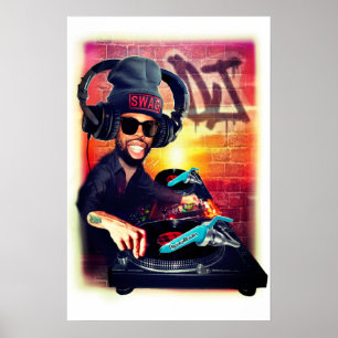 Poster DJ-svag
