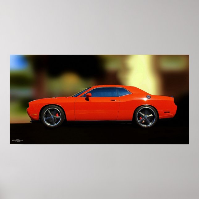 POSTER DODGE CHALLENGER (Framsidan)