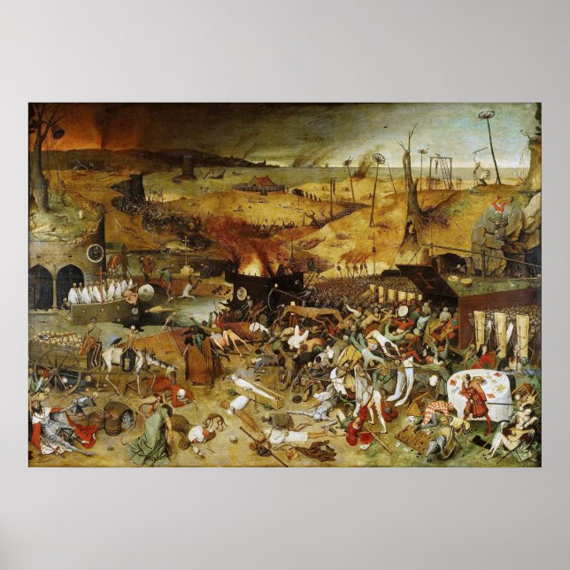 Poster dödstriumfen Pieter Brueghel (Framsidan)