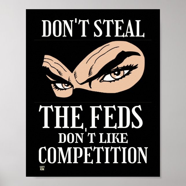 poster "DON'T STEAL...4". (Framsidan)