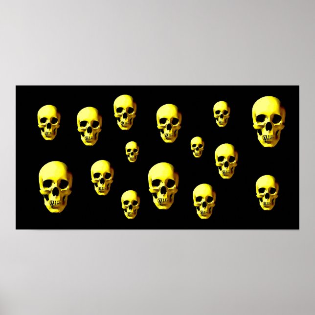 Poster döskallar - Skull Poster utskrifter (Framsidan)
