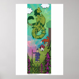 Poster - Dragons in the Forest