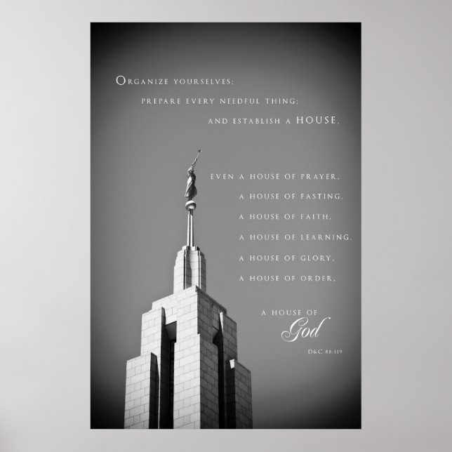 Poster - Draper UTAH LDS Temple 2 (Framsidan)