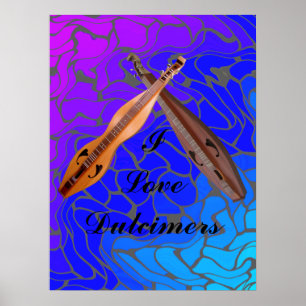 Poster DULCIMERS-CROSSED