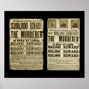 Poster Duo (önskat/återfört): Booth, Surratt, Haro