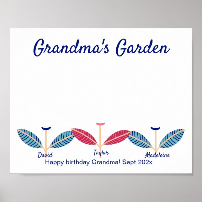 Poster DY-aktivitetsmall för handavtryck (Framsidan)