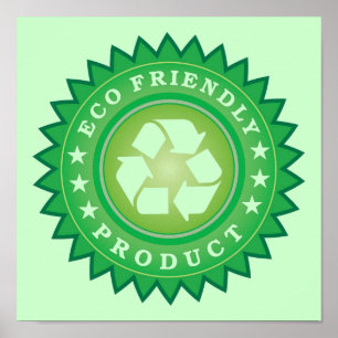 Poster Eco-Friendly Product Tcker