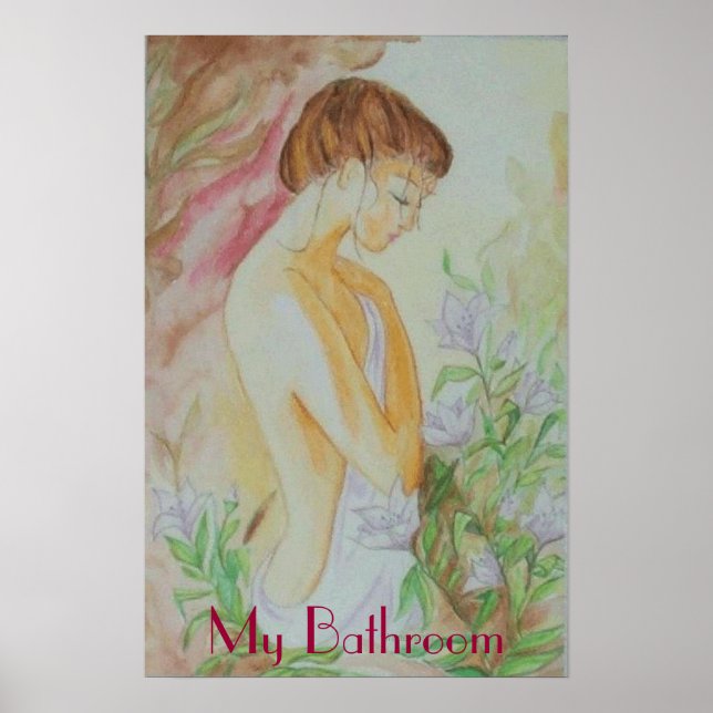 Poster efter badet (Framsidan)