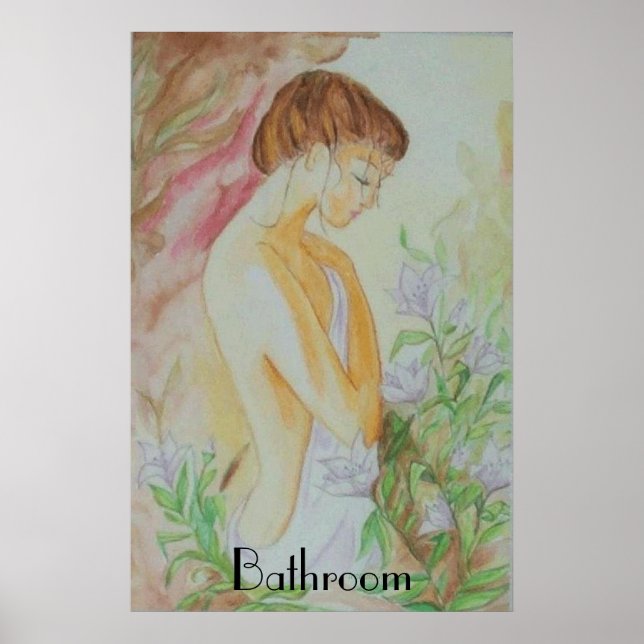 Poster efter badet (Framsidan)