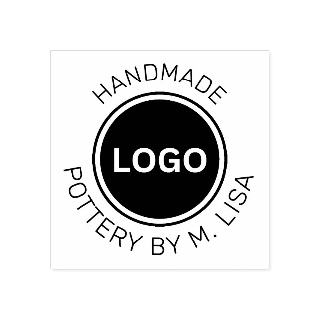 Poster efter handgjord böjd text stämpel (Tryck)