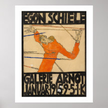 POSTER: EGON SCHIELE : 1914-1915