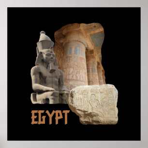 poster egypten fotokollage