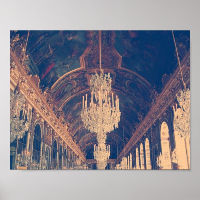 poster elegant- och vintage-chandelier (Framsidan)