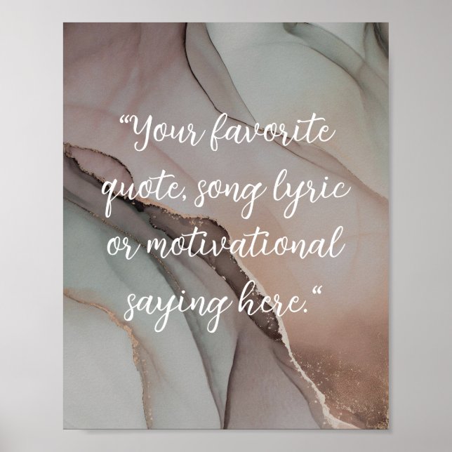 Poster Elegantens egen citattecken (Framsidan)