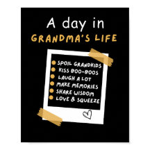 Poster - En dag i mormors liv