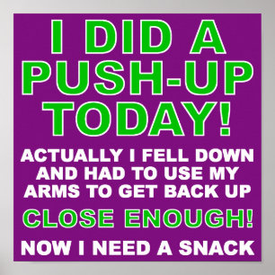 Poster en Push-up-funktion signering