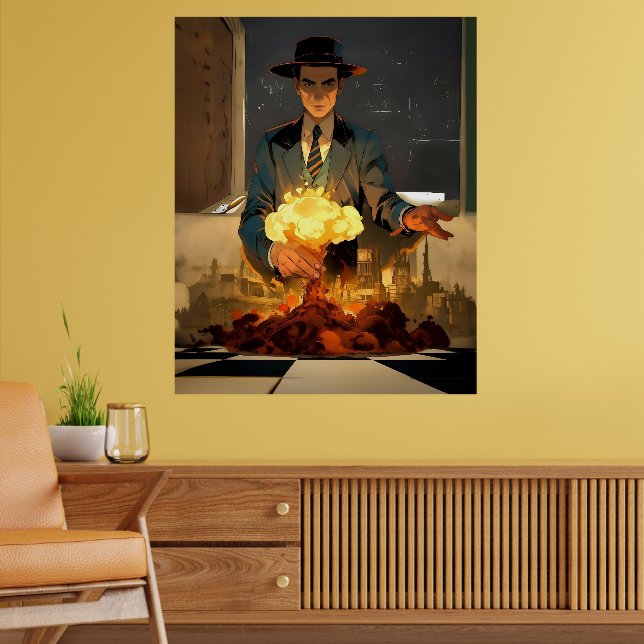 Poster "En tidsfråga" (Vardagsrum 2)