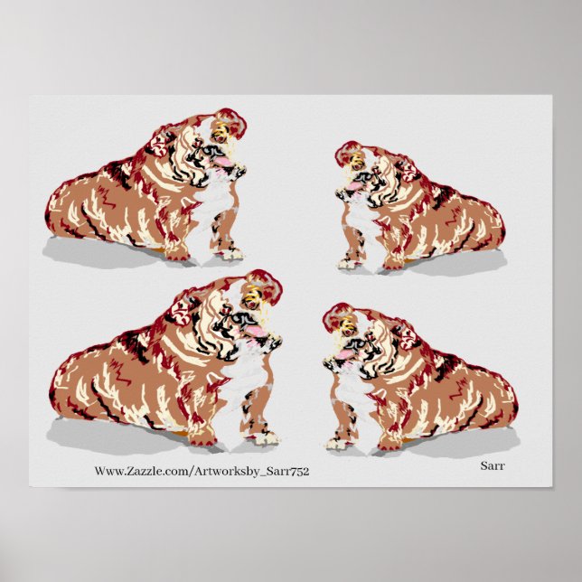 Poster: ENGLISH BULL DOG Poster (Framsidan)