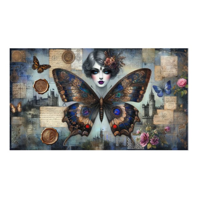 Poster Ephemera Victorian Dam Gothic Butterfly (Framsidan)