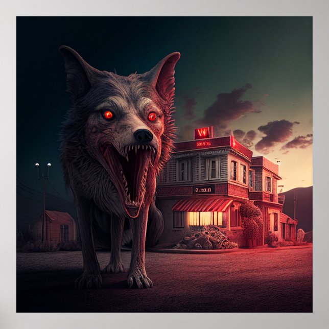 Poster Evil Hund (Framsidan)
