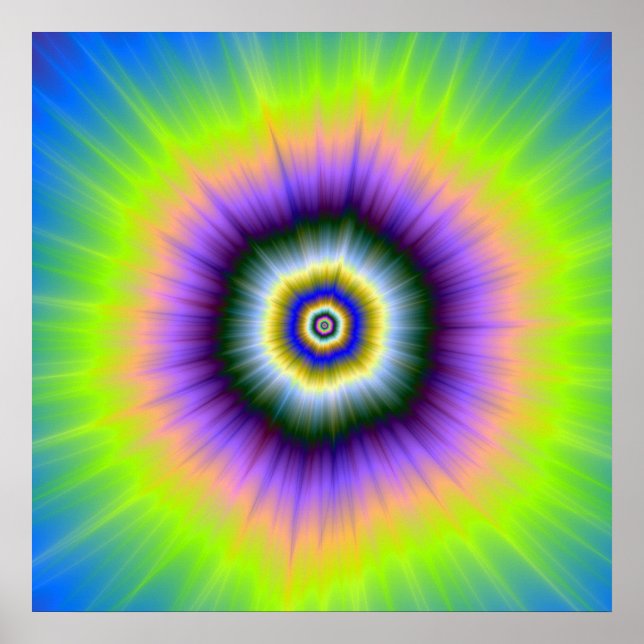 Poster explosion i Gult och våld (Framsidan)