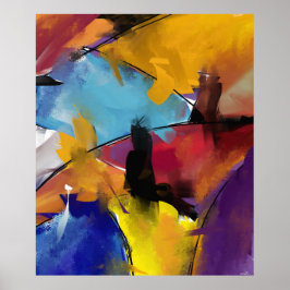 Poster Extra Grand modèle "Abstrakt 1412"