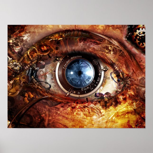 Poster EYE TECH STEAMPUNK (Framsidan)