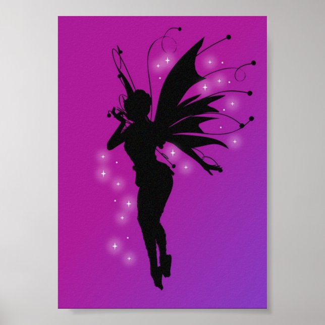 Poster Fairy Silhouette (Framsidan)