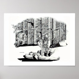 Poster - Fallenkamrat (svart)