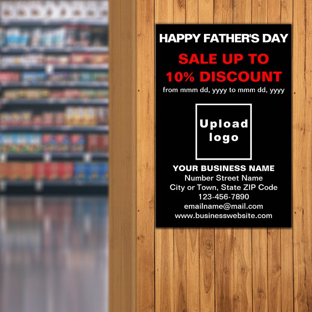 Poster Far Business Sale Black  (Skapare uppladdad)