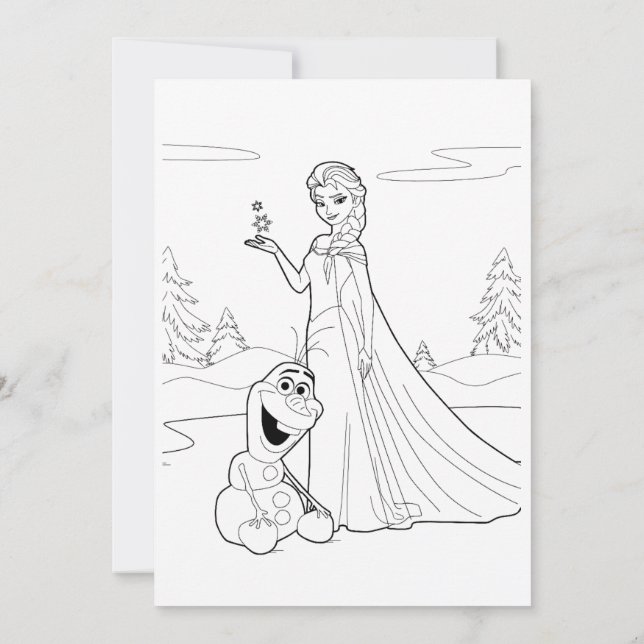 Poster färgsida för barn inbjudningar (Baksida)