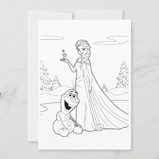 Poster färgsida för barn inbjudningar