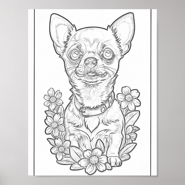 Poster färgsida för Chihuahua och Daisy (Framsidan)